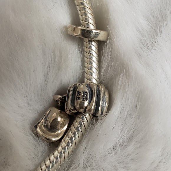 Pandora 11 spacer charm necklace 925 silver - Picture 11 of 13